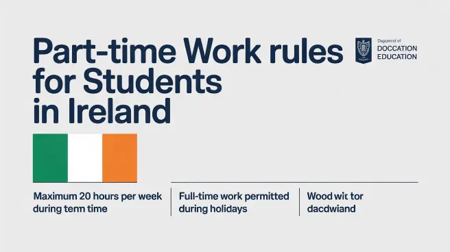 Part-time work rules for students in Ireland