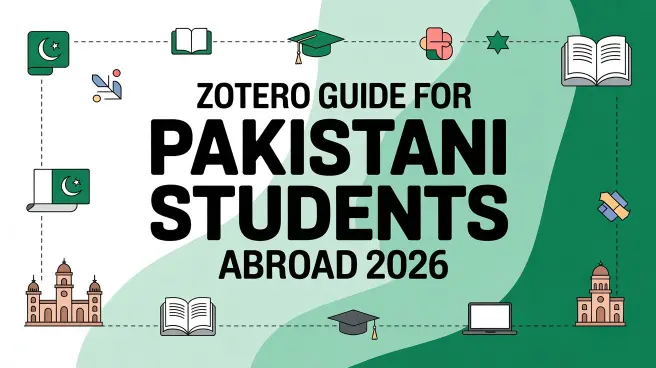 Zotero guide for Pakistani students abroad 2026