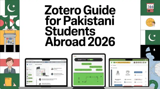Zotero guide for Pakistani students abroad 2026