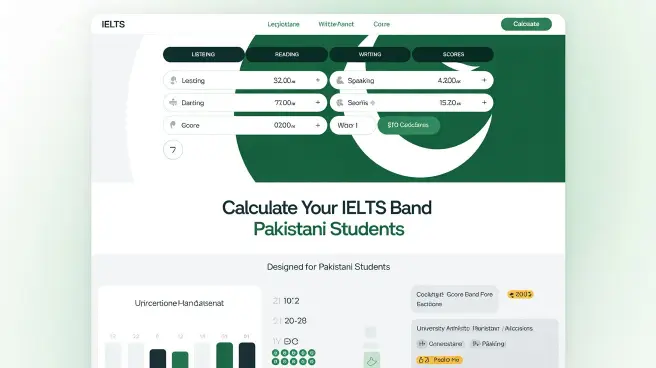 IELTS score calculator for Pakistani students