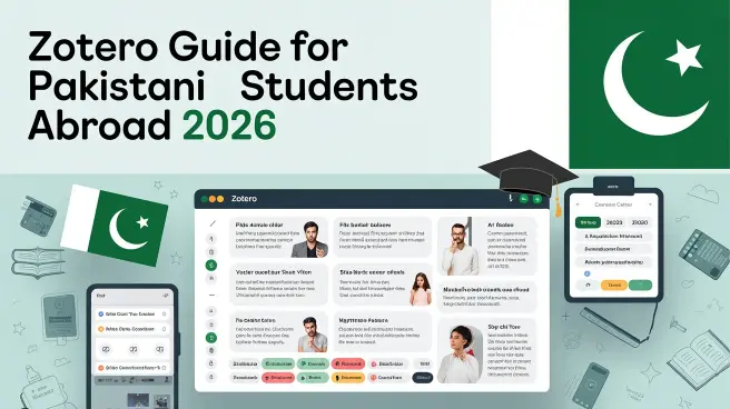 Zotero guide for Pakistani students abroad 2026