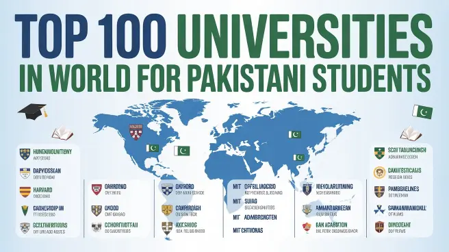 Top 100 universities in world for Pakistani students