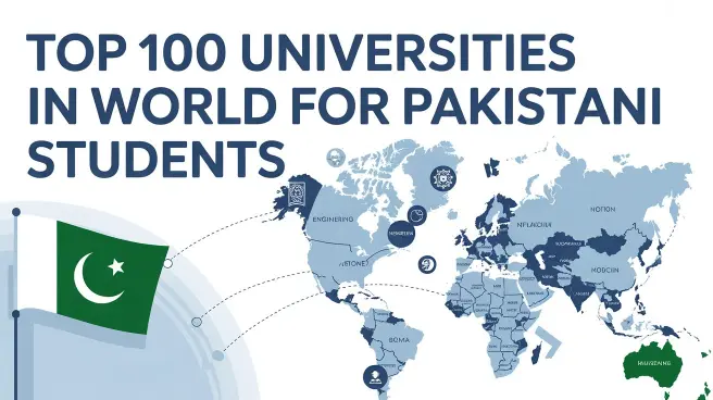 Top 100 universities in world for Pakistani students
