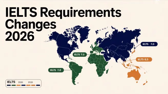 Changes in IELTS requirements abroad 2026