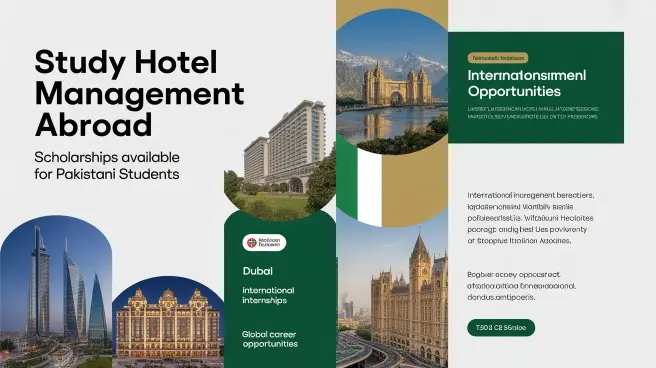 Study hotel management abroad for Pakistanis