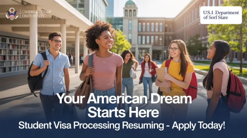 Student Visa Processing Resumes in the US: Key Updates for 2025 Applicants