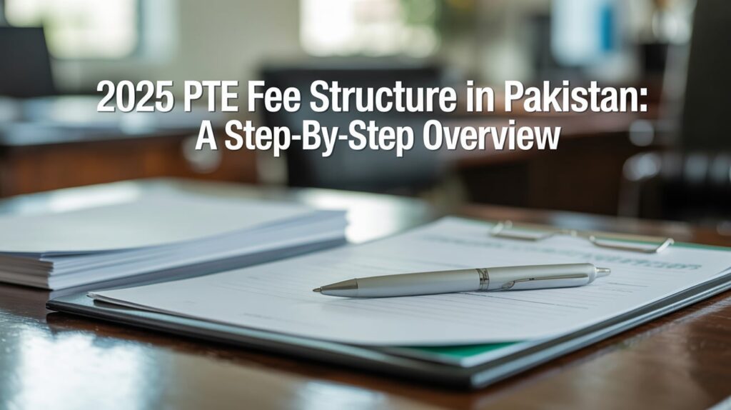 2025 PTE Fee Structure in Pakistan