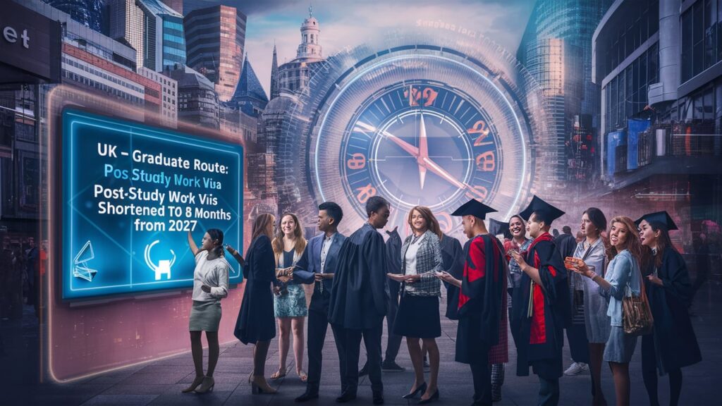 UK to Shorten Graduate Route Post-Study Work Visa to 18 Months from 2027