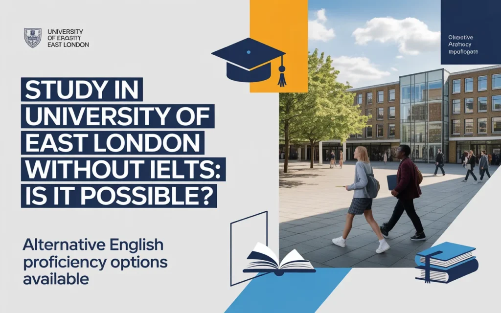 Study in University of East London Without IELTS