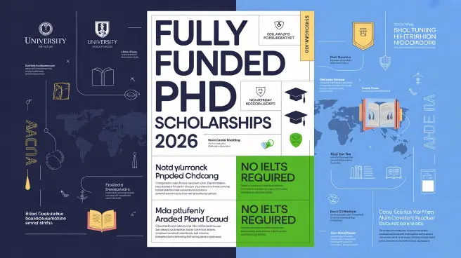 Fully funded PhD scholarships 2026 no IELTS