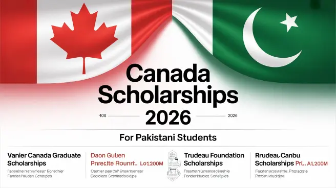 Canada scholarships for Pakistani students 2026