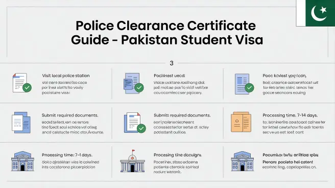 How to get police clearance certificate for student visa Pakistan