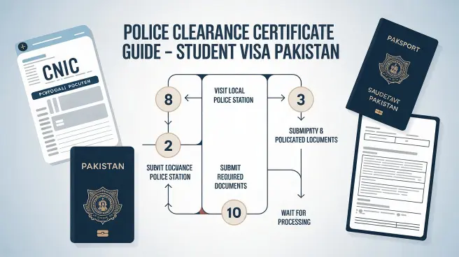 How to get police clearance certificate for student visa Pakistan