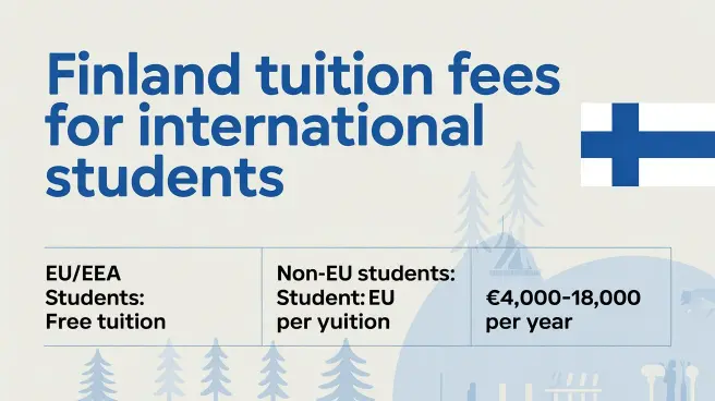 Finland tuition fees for international students