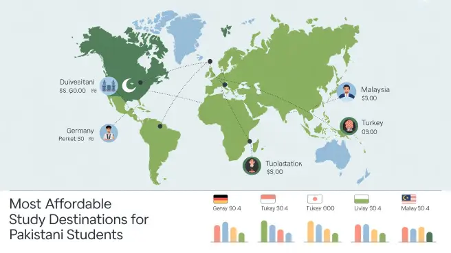 Which country is cheapest to study from Pakistan